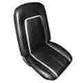 0721082295 Distinctive Industries 1967 Camaro Upholstery Deluxe Bucket Front Only Black
