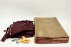 15g-38h Globe Nors Rear Seat Cover Set Pontiac Streamliner Burgundy