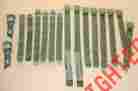 1850-69ben-434 Pg Classic Mopar 1968-69 B-body Bench Seat Belt Set Green