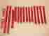 1850-69ben-528 Pg Classic Mopar 1968-69 B-body Bench Seat Belt Set Red