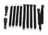 1850-69cben-100 Pg Classic Mopar1968-69 B-body Bench Convertible Seat Belt Black