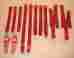 1850-70buk-528 Pg Classic Mopar 1970 B-body Bucket Seat Belt Set Red