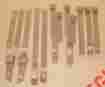 1850-70buk-650 Pg Classic Mopar 1970 B-body Bucket Seat Belt Set Tan