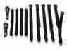 1850-70cben-100 Pg Classic Mopar1970 B-body Bench Convertible Seat Belt Black