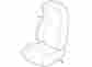 1pp74dbnaa Dodge Chrysler Oem Seat Back Assembly Image 1