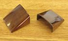 20207697 Oem Gm Pair Of Walnut Seat-back Strap Screw Covers 1986-89 Cadillac Fleetwood Brougham Rear-wheel-drive