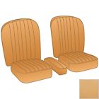246-182 Moss Motors New Honey Tan Vinyl Seat Upholstery Set Material