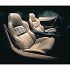 25-109352-1 Corvette Seat Covers Driver Black Leather Mounted On Foam Standard