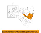 25762921 Gm Buick Lesabre Rear Seat Back Frame Oem