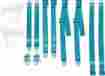 2850-70buk-330 Pg Classic Mopar 1970 E-body Bucket Seat Belt Set Blue