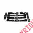 33-184074-1 Eckler S Camaro Seat Belt Sets Standard Front Rear 1967-1969