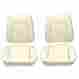 33-184169-1 Eckler S Camaro Bucket Seat Foam Cushions With Reinforcing Wire Deluxe Interior 1969