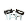 33-184537-1 Original Equipment Reproduction Camaro Headrest Escutcheon Lock Plate Set