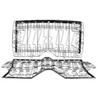 33-190835-1 Camaro Rear Seat Frame Convertible Eckler