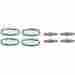 33-304399-1 Camaro Emblem And Retainer Set Seat Back Deluxe 1968