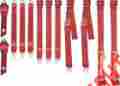 3850-69buk-528 Pg Classic Mopar 1968-69 A-body Seat Belt Set Bucket Red