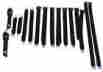 3850-70ben-100 Pg Classic Mopar 1970-71 A-body Bench Seat Belt Black