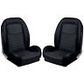 43-70907-958 Tmi Mustang Upholstery Front Bucket Seats Black Sport Ii Series
