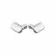 44-45085-1 Eckler S Ford Mustang Seat Back Latch Handle Set Chrome For Outboard Mounted