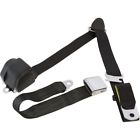 44-89709-1 Mustang Black Retrobelt Seat Belt System Eckler