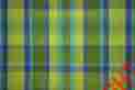 4yrds Oem Vw Camper Van Automotive Seat Upholstery Fabric Cloth Plaid Green Blue