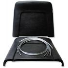 50-204922-1 Premier Quality Products Chevelle Bucket Seat Back Shells Black With