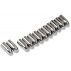 50-207584-1 Premier Quality Products Chevelle Bucket Seat Trim Bullet Ends Chrome