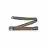 51-53016-1 Seat Belt 74 Long Chrome Lift Latch Type With Hardware Dark Tan