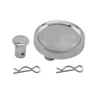 66-33685-1 Ford Thunderbird Chrome Plated Round Seat Hinge Cover Set Eckler