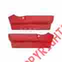 66-33924-1 Eckler S Ford Thunderbird Seat Side Skirts Red 1961-63