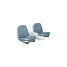 66-57196-1 Ford Thunderbird Front Bucket Rear Bench Seat Covers Full Set