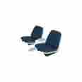66-57206-1 Eckler S Ford Thunderbird Front Bucket Rear Bench Seat Covers Full Set Vinyl Dark