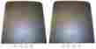 C9zz-6560762 69-70 Daniel Carpenter Mustang Reproductions Seat Back Panels Pair Black