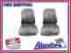 69es10u Pui 1969 Firebird Front Bucket Seat Upholstery Covers Black In Color