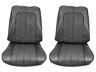 70us10u Pui Interiors Skylark Gs Black Front Bucket Seat Cover Set