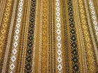 7135 5 Yards 1977-79 Oem Ford Mercury Automotive Seat Fabric Copper Gold White-black 7135 5 Yards 1977-79 Oem Ford Mercury Automotive Seat Fabric Copper Gold White-black