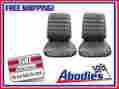 71cs10u2 Pui 1971 Olds Cutlass S 442 Black Front Bucket Seat Cover Upholstery By