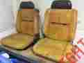 79-84 Fj40 Toyota Land Cruiser Oem Front Bucket Seats Pair Powder Coated Tracks