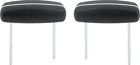 810h-ben-100 68-70 Mopar Bench Seat Headrest Black -body Pg Classic