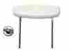 810h-buk-200 1968-70 Mopar Roadrunner Charger Cuda Bucket Headrest White Pair Brand New