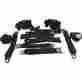 85-324458-1 Eckler S Nova Three Point Retractable Seat Belt Kit Black 1974-1979