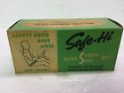 858g Safe Hi Vintage Nos Automobile Safety Seat Belt Model Brown