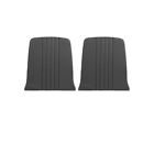 9009109 Mustangs Unlimited Seat Back Panels Pair Black Abs Plastic Mustang