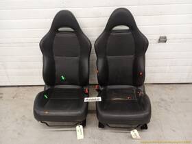 142p0-f3006-00-00 Acura Rsx Dc5 Pair Of Left And Right Front Manual Leather Seat Black Fits 02-06