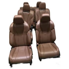 202-12248 Acura 2022-2024 Mdx Complete Seat Set Brown D Front Middle Rear Heated Oem Part