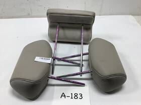 202-50244r Acura 2007 Mdx Rear 2nd Second Row Left&middle&right Side Headrests Leather