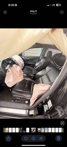 81527-tl2-a01 Acura Tsx 09-14 Sw Front Right/passenger Left/driver Seat Set Black Leather A97
