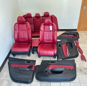 83500-tz3-a210sc Acura Tlx A-spec Seat And Door Trims Full Set Madder Red Leather Oem 2018-2020