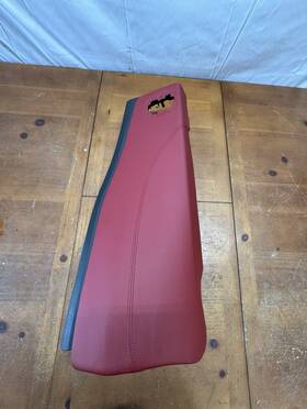 156149829 Alfa Romeo 2017-2025 Stelvio Right Rear Side Upper Seat Bolster Cushion Red Oem
