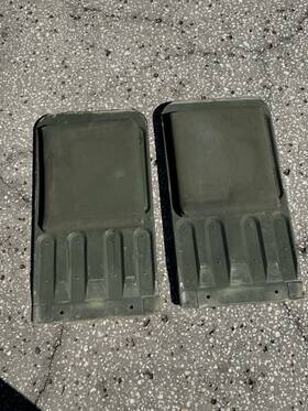 12340051 Am General Pair 2 Surplus Rear Back Seat Frame And Cushion Hmmwv Military Humvee. Green/tan